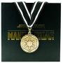 Star Wars: The Mandalorian Imperial Crest Medal | Collectible Imperial Star Wars Medallion Worn By The Client | Empire Logo Star Wars Necklace Imperial Medal