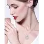 Jewelry Sterling Silver Initial Letter Alphabet A to Z Love Heart Cubic Zirconia Pendant Necklace Gift for Women Jewelry Sterling Silver Initial Letter Alphabet A to Z Love Heart Cubic Zirconia Pendant Necklace Gift for Women