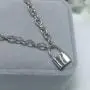 YienDoo Punk Lock Necklace Chain Silver Dainty Padlock Pendant Fashion Statement Charm Necklace Minimalist Jewelry for Women and Girls YienDoo Punk Lock Necklace Chain Silver Dainty Padlock Pendant Fashion Statement Charm Necklace Minimalist Jewelry for Women and Girls