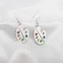 FUSTMW Artist Paint Brush Earrings Paint Palette Charm Earrings Colorful Painter Jewelry Artist Gift Art Teacher Gifts