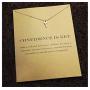 HUNO Dainty Lucky Elephant Horseshoe Clavicle Chain Key Angel Wing Hexagram Star Pendant Necklace Friendship BFF Jewelry