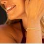 Lifetime Jewelry 2mm Rope Chain Bracelet 24k Real Gold Plated for Women and Men