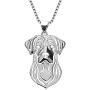 Labrador Retriever Sterling Silver Necklace Dangle Earrings Set by Ginger Lyne Lab Puppy Dog Pet Pendant Box Chain Doggie Animal Paw Print Heart Jewelry for Pit Mom Women Girls Teens