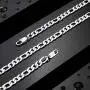 MOWOM Silver Gold Black Color Cuban Link Chain Necklace Water Resistant Mens Stainless Steel Necklace for Women Boys Kids Thin Figaro Necklace Chain with Gift Bag (3.0-8.5mm Wide, 14-36 Inches Long) MOWOM Silver Gold Black Color Cuban Link Chain Necklace Water Resistant Mens Stainless Steel Necklace for Women Boys Kids Thin Figaro Necklace Chain with Gift Bag (3.0-8.5mm Wide, 14-36 Inches Long)