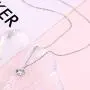 Giuesytic Cubic Zirconia Necklaces for Daughter Granddaughter Niece Necklace Valentines Day for Kids Birthday Gifts with Valentines Day Cards & Gift Box