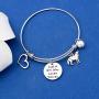 FAADBUK Funny Wolf Bracelet Animal Lover Gift Just A Girl Who Loves Wolves Jewelry Bracelet Wolf Lover Gift Wolf Jewelry
