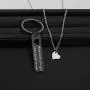 ENSIANTH Boyfriend Gift Wherever You Go Come Back to Me Keychain Moving Away Gift Couples Jewelry College Graduation Gift