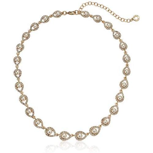 Anne Klein Womens Gold Tone Pearl Necklace, Size: 0