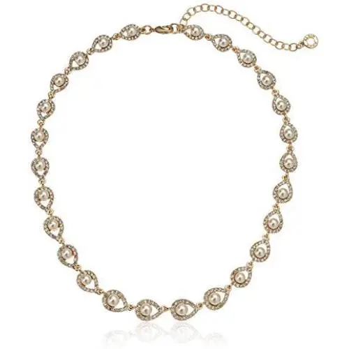 Anne Klein Womens Gold Tone Pearl Necklace, Size: 0 Anne Klein Womens Gold Tone Pearl Necklace, Size: 0