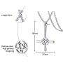 PJ Jewelry Inverted Pentagram Cross Necklace Stainless Steel Upside Down Lucifer Satan Satanic Symbol Pendant