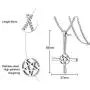 PJ Jewelry Inverted Pentagram Cross Necklace Stainless Steel Upside Down Lucifer Satan Satanic Symbol Pendant