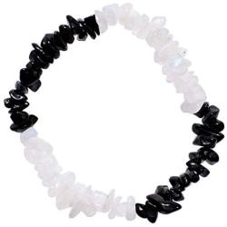 Zenergy Gems Rainbow Moonstone Stretchy Bracelets