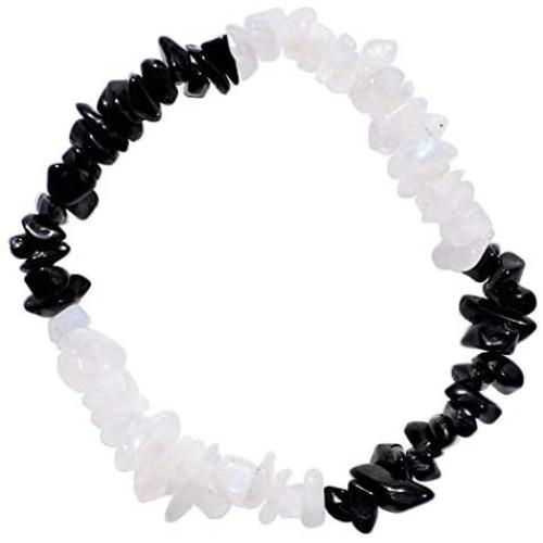 Zenergy Gems Rainbow Moonstone Stretchy Bracelets