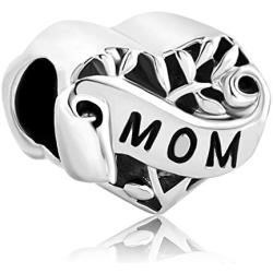 Third Time Charm Heart Love Family Charm Wife Mom Daughter Sister Grandma Aunt Niece Beads
