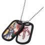 Star Wars Jewelry Boba Fett Stainless Steel Double Dog Tag Mens Pendant Necklace, 22''