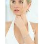 Mariell Glamorous Platinum Silver 6 1/2'' Petite Size CZ Bridal Tennis Bracelet - Ideal for Smaller Wrist!