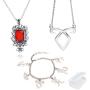 PPX 3 Pcs The Mortal Instruments City of Bones Inspired Angelic Power Rune Symbols Bracelet and Necklace Set with Jewelry Box
