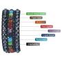 PLTGOOD LuLu 3 Wraps Leather Bead Bracelets for Women Men Girls - Handmade 7 Chakra Adjustable Yoga Healing Bohemian Bracelet