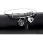 Uloveido Christian Faith Extendable Bangle, Stainless Steel, Heart Mustard Seed Bracelets Y642 Uloveido Christian Faith Extendable Bangle, Stainless Steel, Heart Mustard Seed Bracelets Y642
