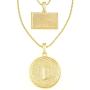 GWOOD Puerto Rico Flag Pendant Set with 24 and 30 Inch Box Link Necklaces