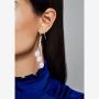 Silver Palace 925 Sterling Silver Natural Gemstone Drop Dangle Earrings for Women