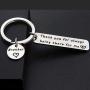 Zuo Bao Brother Keychain Thank You for Always Being There for Me Gift for Brother Family Jewelry