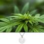 FUSTMW Marijuana Leaf Necklace Pot Leaf Pendant Marijuana Leaf Jewelry for Men Women