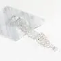 SP Sophia Collection Boho Filigree Wedding Bridal Arm Cuff Armlet Bracelet and Ring Fashion Rhinestone Body Jewelry