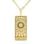 LAONATO Tarot Card Necklace for Women | Moon Star Sun Wisdom, 21 inches LAONATO Tarot Card Necklace for Women | Moon Star Sun Wisdom, 21 inches