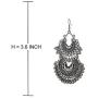Zephyrr Fashion Turkish Style Beaded Layered Chandbali Earrings Statement Jewelry for Women (JAE-4887)
