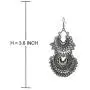 Zephyrr Fashion Turkish Style Beaded Layered Chandbali Earrings Statement Jewelry for Women (JAE-4887)