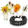 Top Plaza Mens Lava Rock Stone Essential Oil Diffuser Bracelet Chakra Yoga Healing Crystal Bracelet Natural Gemstone Beads Anxiety Bracelets Braided - 3 Layer