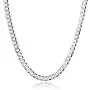 Sterling Silver Italian 2.5mm Diamond-Cut Cuban Curb Link Chain Necklace for Men Women
