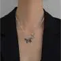 yansport Butterfly Pendant Necklace Bracelet Set, 2PC Vintage Couple Necklace Bracelet, Fashion Butterfly Chain Necklace Bracelet for Women Girls yansport Butterfly Pendant Necklace Bracelet Set, 2PC Vintage Couple Necklace Bracelet, Fashion Butterfly Chain Necklace Bracelet for Women Girls