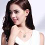 Heart Necklace - 5A Cubic Zirconia Layered Necklace 14k Yellow Gold and White Gold Plated - Heart Pendant Necklace - Jewelry Gifts Necklaces for women