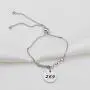 KUIYAI Vegetarian Jewelry 269 Pendant Bracelet Vegan Bracelet Herbivore Veg Symbol Bangle for Women KUIYAI Vegetarian Jewelry 269 Pendant Bracelet Vegan Bracelet Herbivore Veg Symbol Bangle for Women