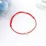 18K Gold Plated Heart String Bracelets For Women Men Teen Girls Boys Adjustable Hand-woven Nylon Red Black Rope Cord Thread Gift Minimalist Jewelry, 2/6pcs