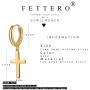 Fettero Gold Huggie Hoop Earrings Star Cross Lock Lightning Spike Evil Eye Fan Bead Dangle Drop Snake Sleeper 14K Gold Plated Dainty Minimalist Simple Boho Hypoallergenic Jewelry Gift for Women Men