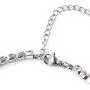 Shop LC Eternity Bridal Wedding Engagement Tennis Bracelet for Women Prom Jewellery Lady Gifts Round Cubic Zirconia CZ Classic Stainless Steel 7'' with 2'' Extender