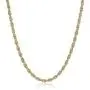 10K Gold 1.5MM, 2MM, 2.5MM, 3MM, 3.5MM, 4MM, 5MM, or 7MM Diamond Cut Rope Chain Necklace, Bracelet, Anklet Unisex Sizes 7''-30'' - Yellow, White, or Rose 10K Gold 1.5MM, 2MM, 2.5MM, 3MM, 3.5MM, 4MM, 5MM, or 7MM Diamond Cut Rope Chain Necklace, Bracelet, Anklet Unisex Sizes 7''-30'' - Yellow, White, or Rose