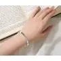 TONY & SANDY Inspirational Gifts Bracelet Cuff Bangle Mantra Quote Positive Saying Engraved Stainless Steel Silver Motivational Friendship Encouragement Jewelry for Teen Girls Kids Men