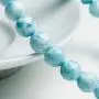 7mm Natural Blue Larimar Gemstone Crystal Round Bead Stretch Bracelet 7mm Natural Blue Larimar Gemstone Crystal Round Bead Stretch Bracelet