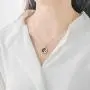 KissYan Zodiac Pendant Necklace, 14K Gold Plated Disc 12 Constellation Horoscope Astrology Sign Blue Sandstone CZ Pendant Necklace Perfect Jewelry for Women Girls KissYan Zodiac Pendant Necklace, 14K Gold Plated Disc 12 Constellation Horoscope Astrology Sign Blue Sandstone CZ Pendant Necklace Perfect Jewelry for Women Girls