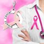 CENWA Pink Ribbon Enamel Breast Cancer Awareness Necklace/Zipper Pull Pink Awareness Breast Cancer Support Gift Keep Fighting Jewelry
