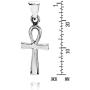 Mystic Egyptian ANKH Cross .925 Sterling Silver Pendant
