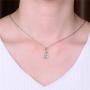 Globalwin Jewellery 925 Sterling Silver Charm Pendant A to Z Clear CZ 26 Letter Alphabet Bead Charms Fit Bracelets Necklace DIY Jewelry Pendant