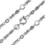 PZ Paz Creations 926 Sterling Silver Key to My Heart Pearl Charm Necklace