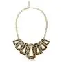 Gem Stone King Stunning Leopard Set with Geometric Dangle Earrings and Necklace Set