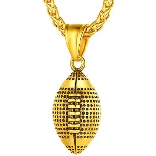 Richsteel Mens Womens Football/Basketball/Soccer/Fitness Dumbbell/Gloves Necklace 22 Chain Stainless Steel Hip Hop Jewelry Sports Fan Gift Customizable Service Richsteel Mens Womens Football/Basketball/Soccer/Fitness Dumbbell/Gloves Necklace 22 Chain Stainless Steel Hip Hop Jewelry Sports Fan Gift Customizable Service