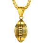 Richsteel Mens Womens Football/Basketball/Soccer/Fitness Dumbbell/Gloves Necklace 22 Chain Stainless Steel Hip Hop Jewelry Sports Fan Gift Customizable Service